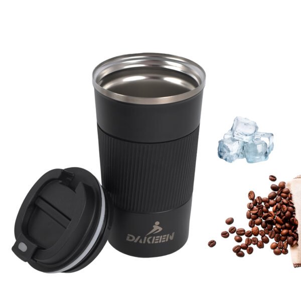 DAKEEN Travel Coffee Mug Stainless Steel Vacuum Ice and Hot Drinks - Image 2