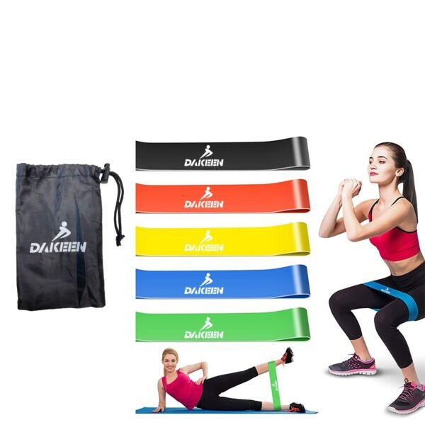 DAKEEN Resistance Loop Bands,Exercise bands Set of 5 Rubber - Image 2