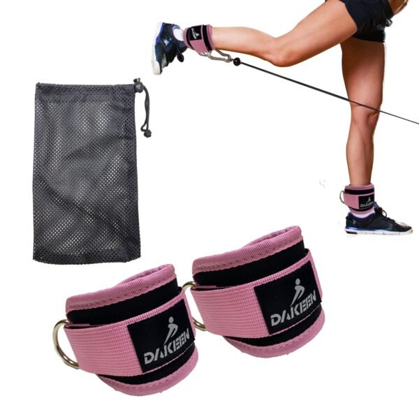 DAKEEN Fitness Ankle Straps for Cable Machines with bag - Image 3
