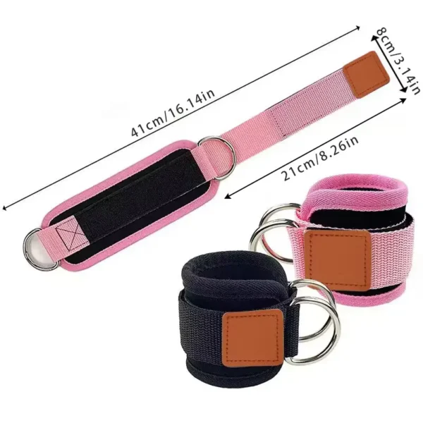 DAKEEN Fitness Ankle Straps for Cable Machines with bag - Image 4