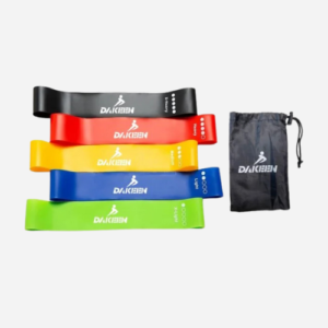 DAKEEN Resistance Loop Bands,Exercise bands Set of 5 Rubber
