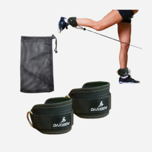 DAKEEN Fitness Ankle Straps for Cable Machines with bag